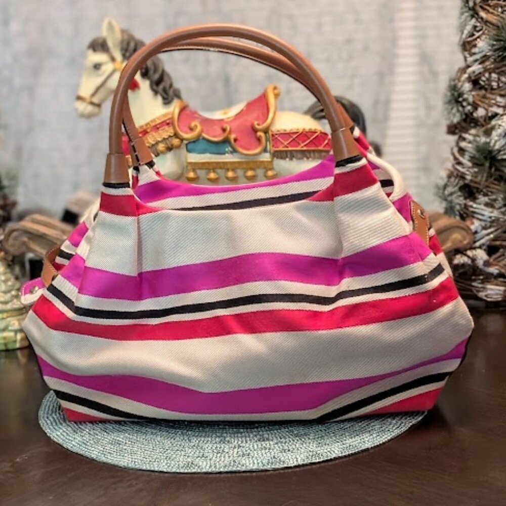O1 KATE SPADE Oak Island Striped Tote - Picture 6 of 12